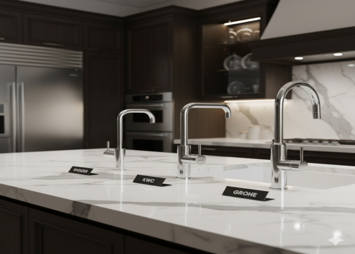 مقایسه شیرآلات شودر، KWC و گروهه: کدام برند برای خانه شما مناسب است؟ (راهنمای انتخاب برند) مقایسه جامع شیرآلات شودر، KWC و گروهه