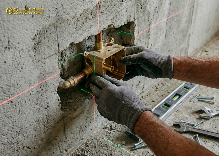 تفاوت شیرآلات توکار و روکار؛ کدام یک برای خانه شما بهتر است؟ (راهنمای جامع) مقایسه قیمت: شیرآلات توکار گران تر است یا روکار؟