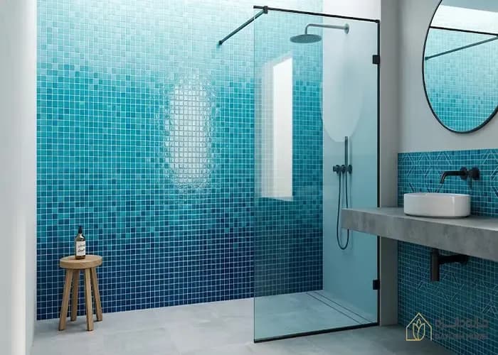 کاشی مینیاتوری (استخری) چیست؟ ایده‌ های جسورانه برای دیزاین حمام و بین‌ کابینتی