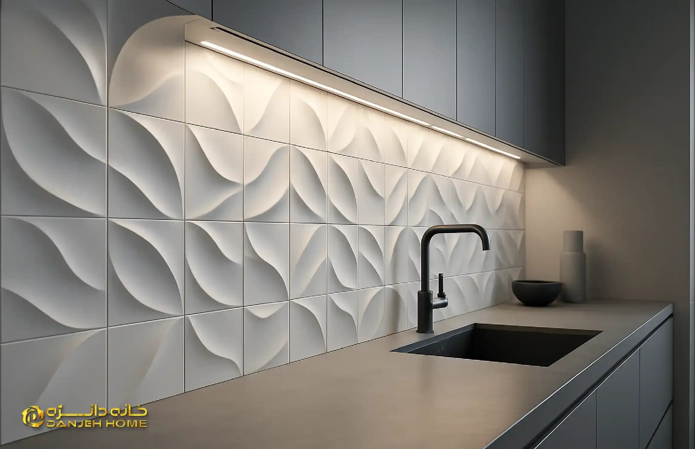 راهنمای انتخاب کاشی بین کابینتی: رنگ، جنس و طرح برای آشپزخانه ای شیک