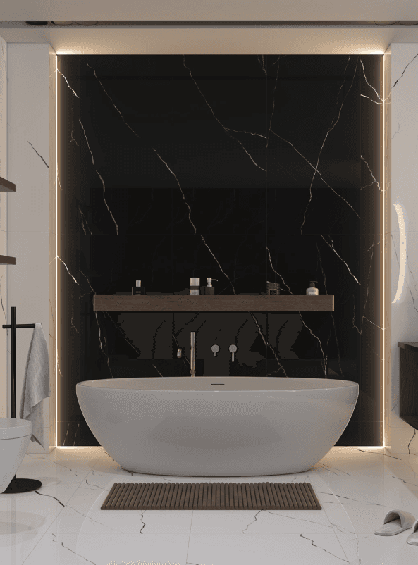 سرامیک کلاریکا مشکی 60*120 بیستون