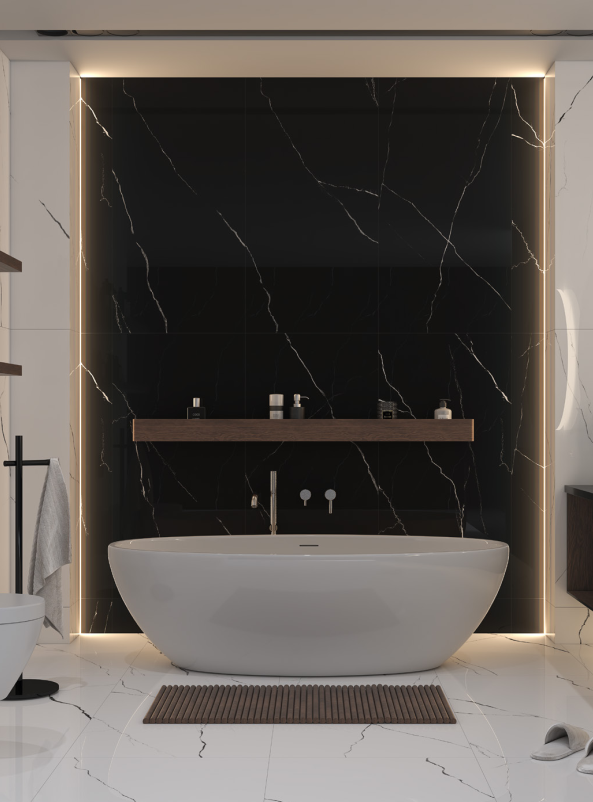 سرامیک کلاریکا مشکی 60*120 بیستون