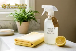 وبلاگ پاک کردن رسوب آب از روی شیرآلات طلایی و مشکی