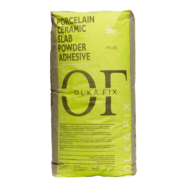 چسب پودری پرسلان اسلب الیافدار اُلکافیکس پلاس