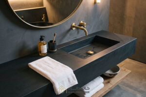 وبلاگ روشویی یکپارچه (Integrated Basin) چیست؟ (ترند اول طراحی مدرن حمام)